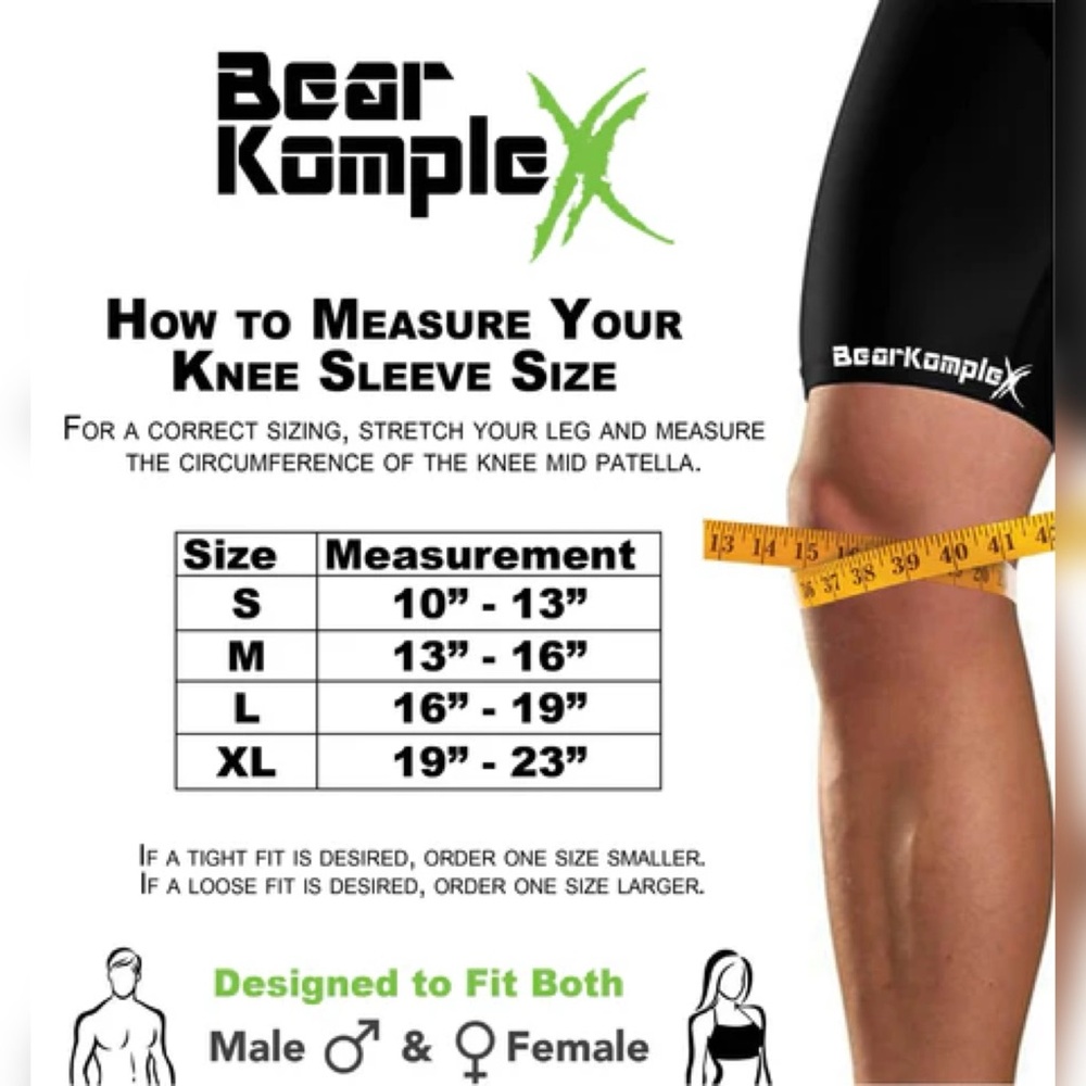 Bear Komplex Pink Camo Neoprene Compression Knee Sleeves - Picture 7 of 7